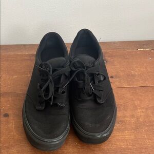 Vans Black Canvas Men's Sneakers